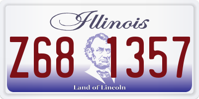 IL license plate Z681357