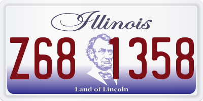 IL license plate Z681358