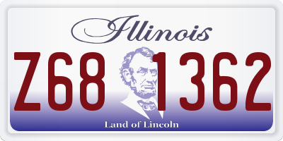 IL license plate Z681362