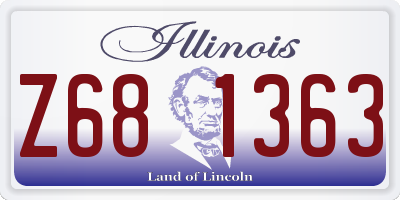 IL license plate Z681363