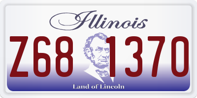 IL license plate Z681370
