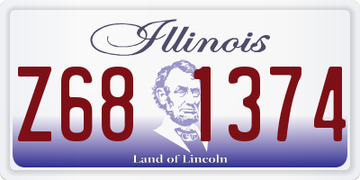 IL license plate Z681374