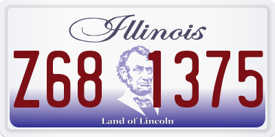 IL license plate Z681375