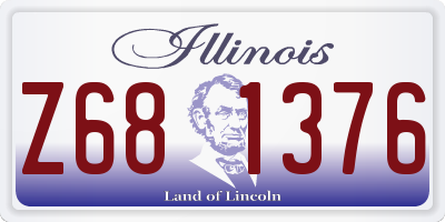 IL license plate Z681376