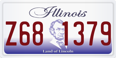 IL license plate Z681379