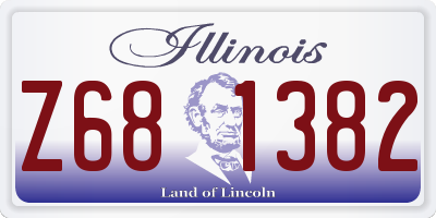 IL license plate Z681382