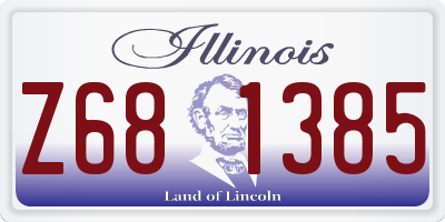 IL license plate Z681385