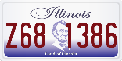 IL license plate Z681386
