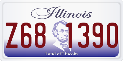IL license plate Z681390
