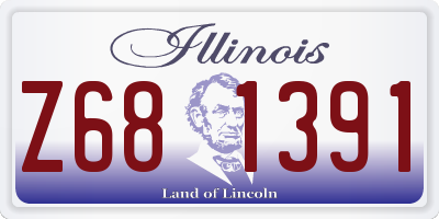 IL license plate Z681391