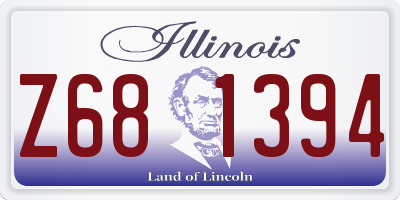 IL license plate Z681394