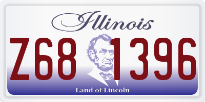 IL license plate Z681396