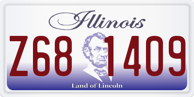 IL license plate Z681409