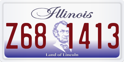 IL license plate Z681413