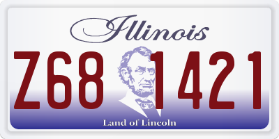 IL license plate Z681421