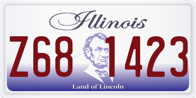 IL license plate Z681423
