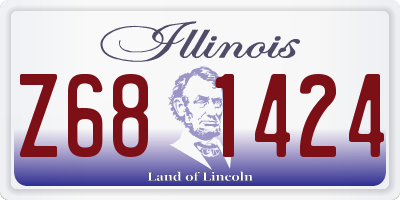 IL license plate Z681424