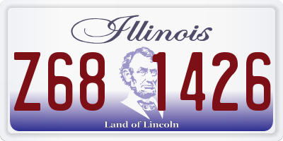 IL license plate Z681426