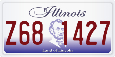 IL license plate Z681427