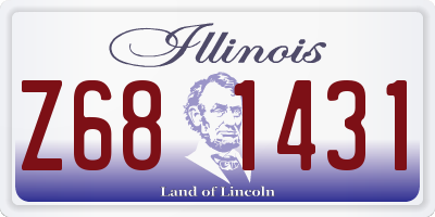 IL license plate Z681431