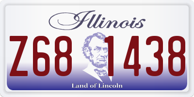 IL license plate Z681438