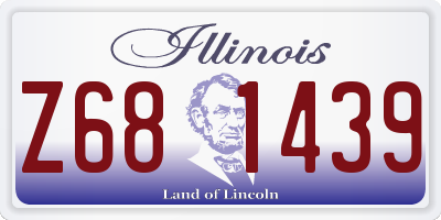 IL license plate Z681439