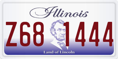 IL license plate Z681444