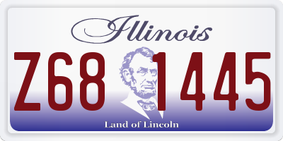 IL license plate Z681445