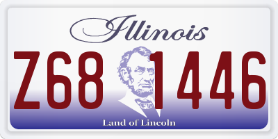 IL license plate Z681446