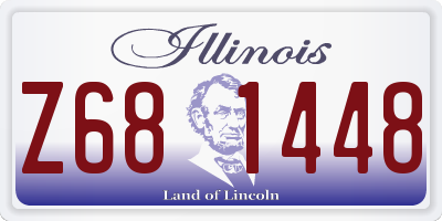 IL license plate Z681448