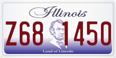 IL license plate Z681450