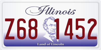IL license plate Z681452