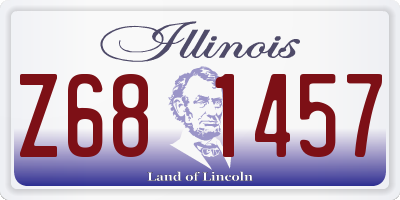 IL license plate Z681457