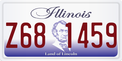 IL license plate Z681459