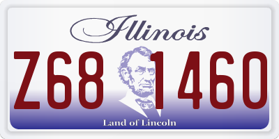 IL license plate Z681460