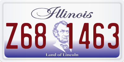 IL license plate Z681463
