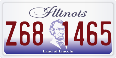 IL license plate Z681465