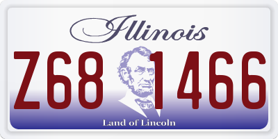 IL license plate Z681466