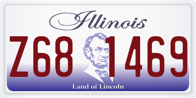 IL license plate Z681469