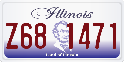 IL license plate Z681471