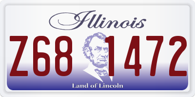 IL license plate Z681472