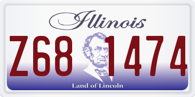 IL license plate Z681474