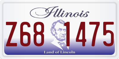 IL license plate Z681475