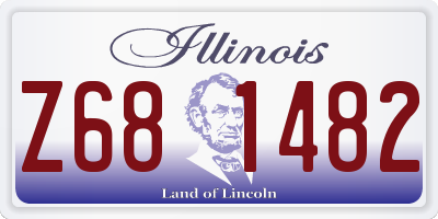 IL license plate Z681482