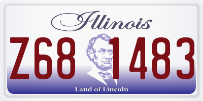 IL license plate Z681483