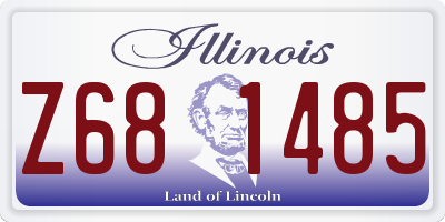 IL license plate Z681485