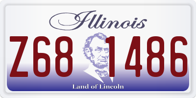 IL license plate Z681486