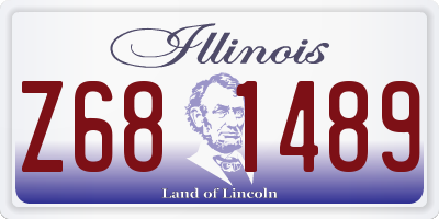 IL license plate Z681489