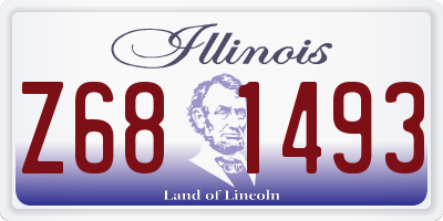 IL license plate Z681493
