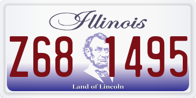 IL license plate Z681495